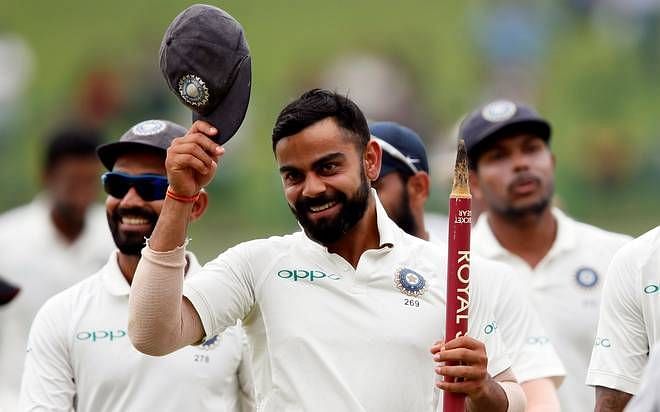 In 2018 so far, Kohli has made 2476 runs from 41 innings in 34 matches, at an average of 72.82